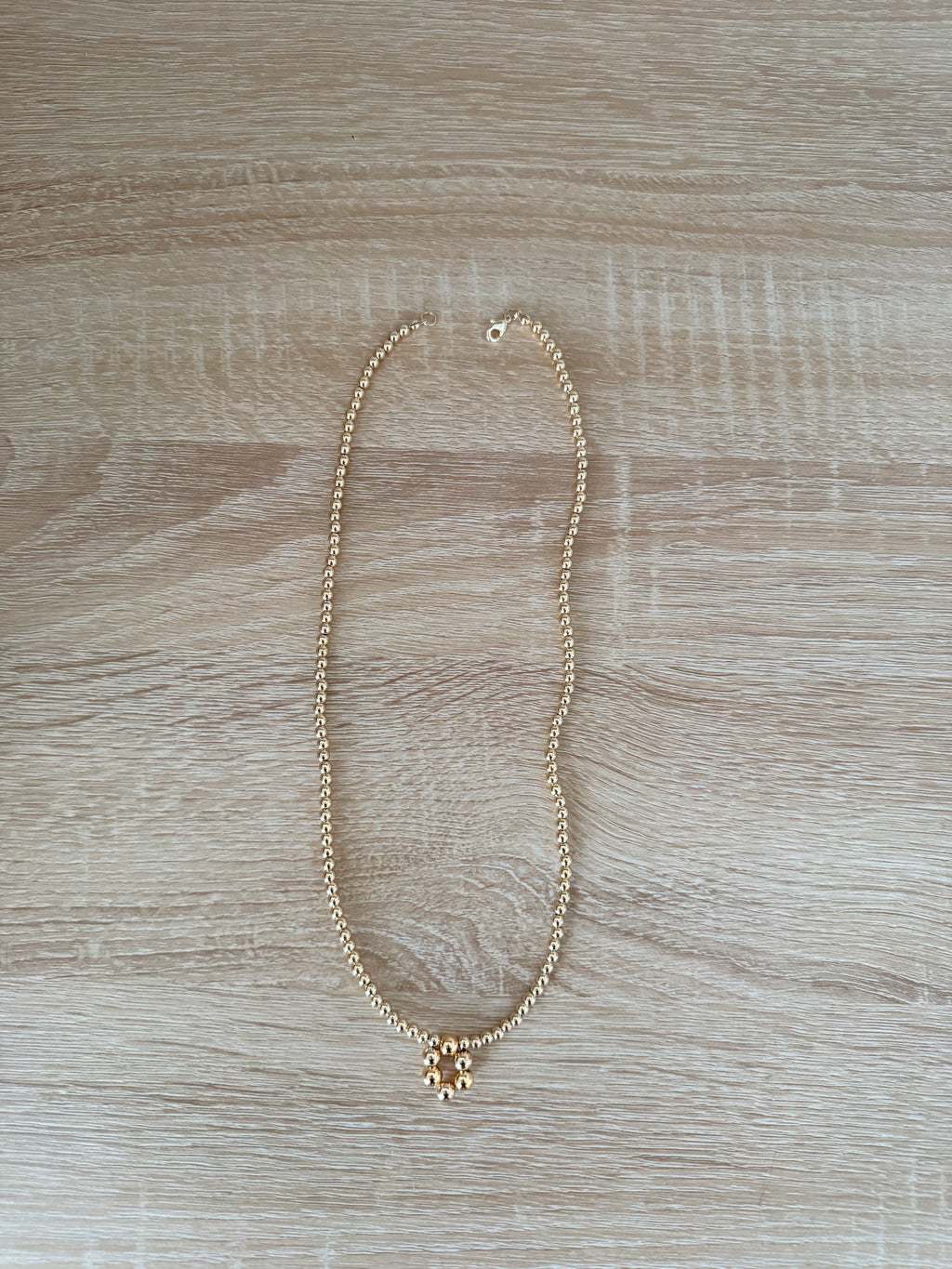 Ensemble en or plaqué 14k avec pendentif
