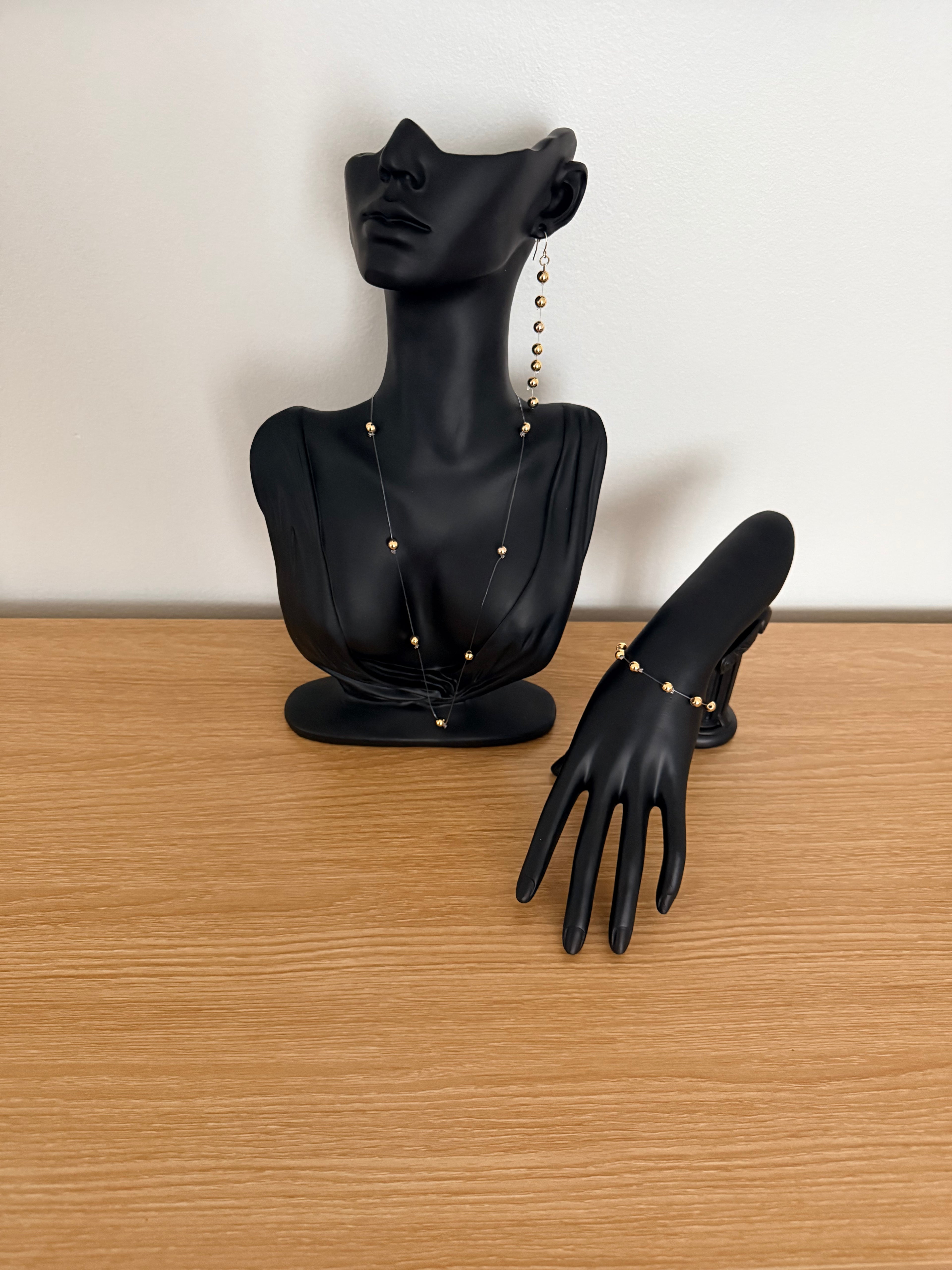 Ensemble en or plaqué 14k