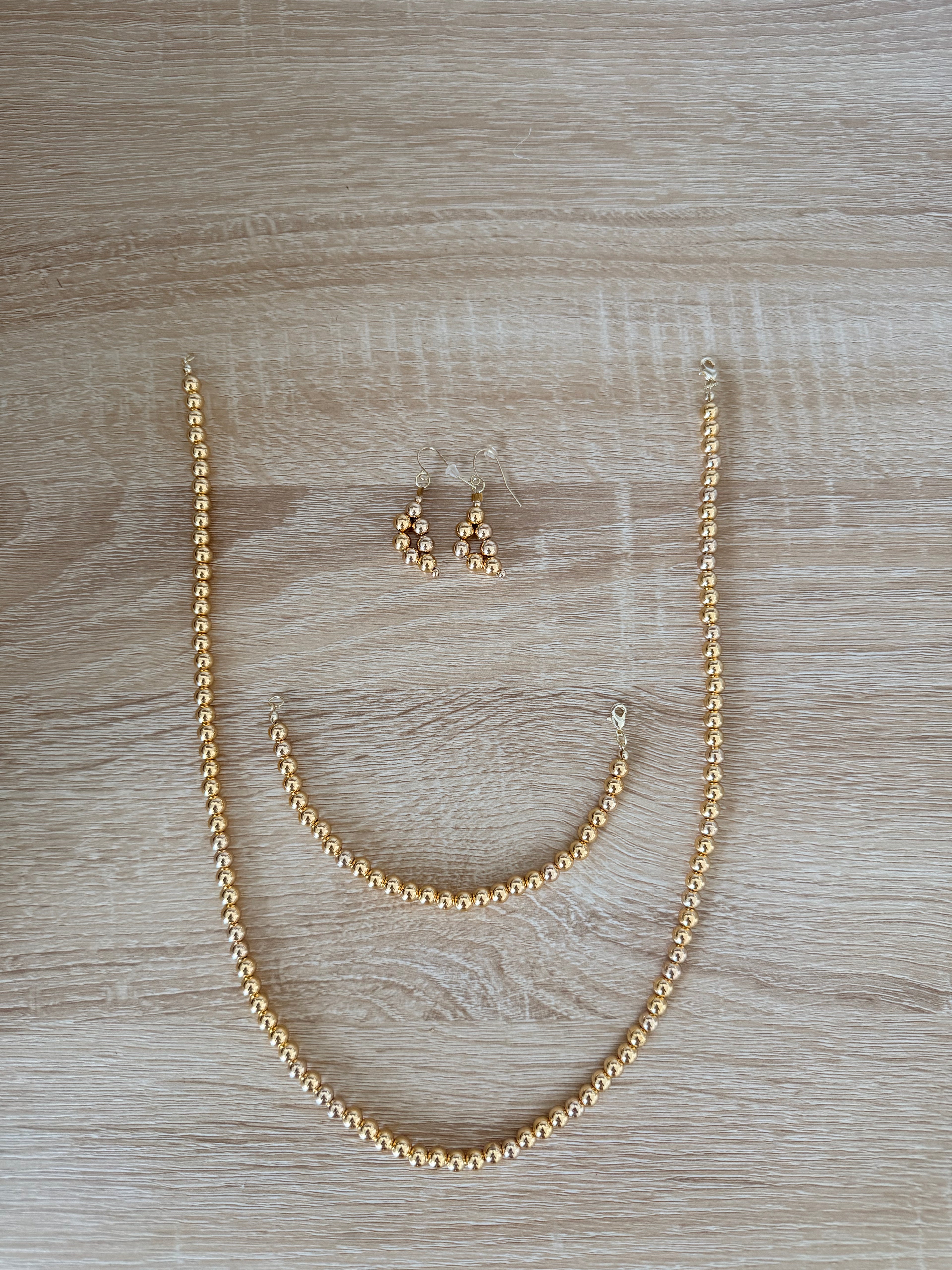 Ensemble en or plaqué 14k