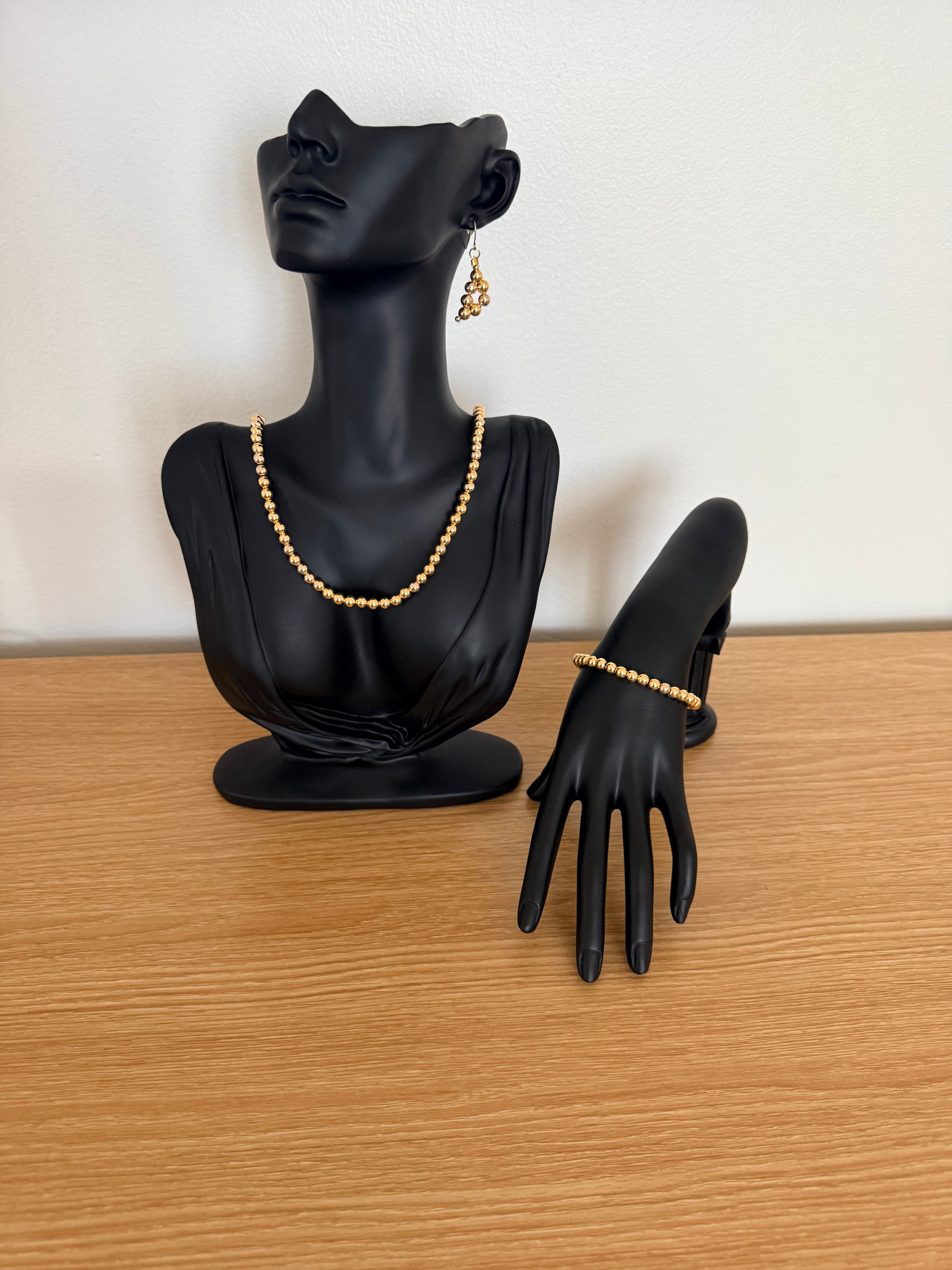 Ensemble en or plaqué 14k