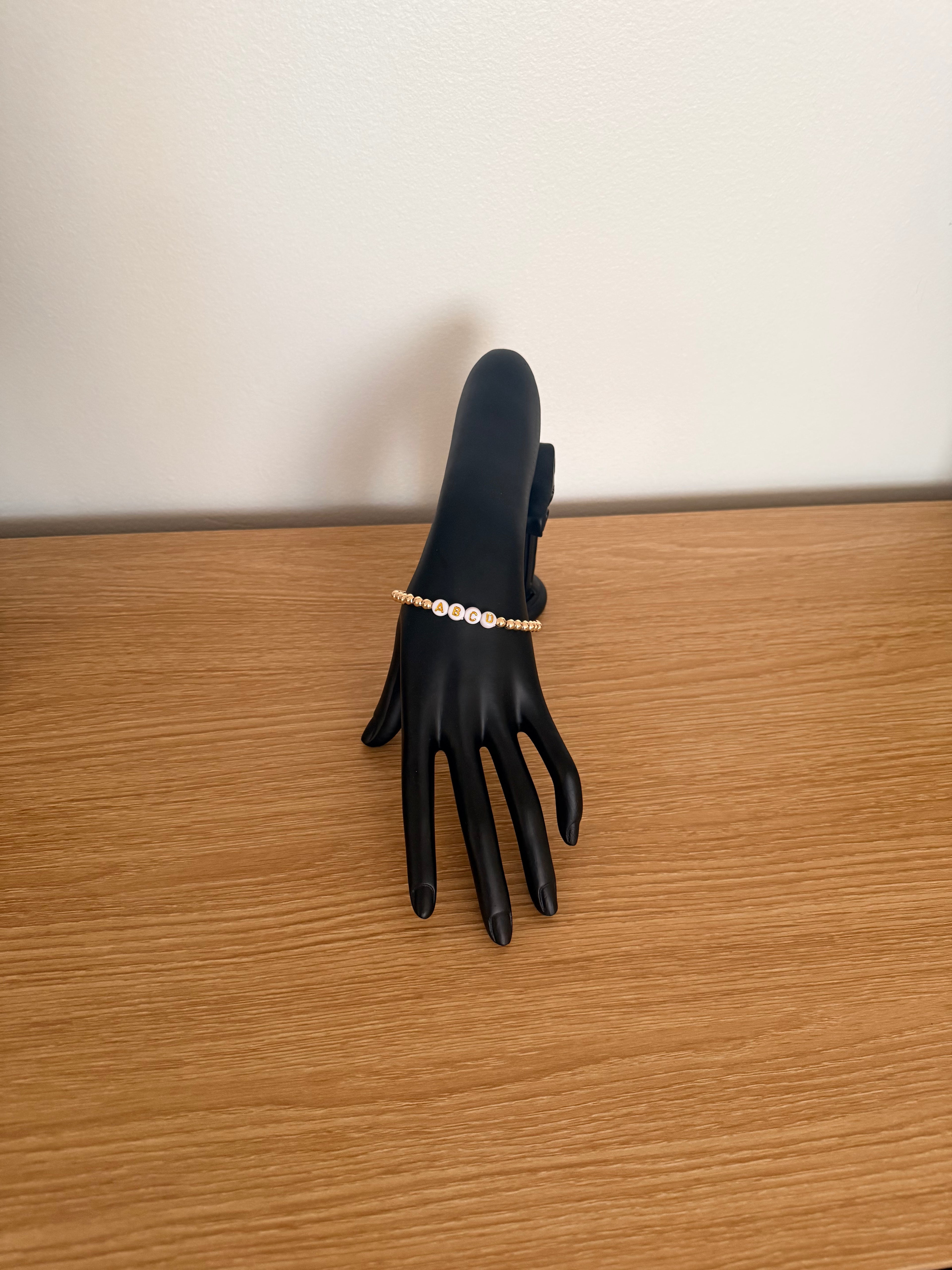 Bracelet en or plaqué 14k