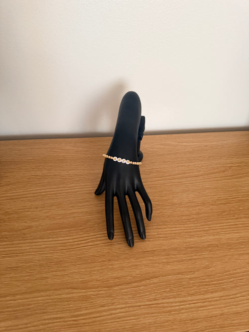 Bracelet en or plaqué 14k