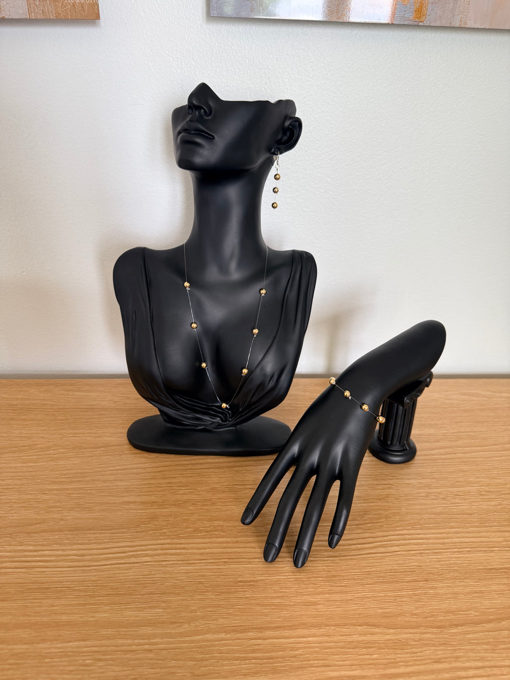 Ensemble en or plaqué 14k